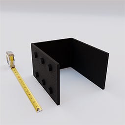 Ekena Millwork - BMSTRP08X10H - 8"W x 10"H Hammered Beam Strap, for use with Heritage Timber 7 1/2"W x 9 1/2"H Beam