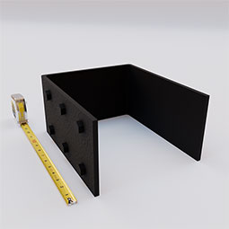 Ekena Millwork - BMSTRP10X12H - 10"W x 12"H Hammered Beam Strap, for use with Heritage Timber 9 1/2"W x 11 1/2"H Beam