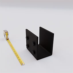 Ekena Millwork - BMSTRP04X06S - 4"W x 6"H Smooth Beam Strap, for use with Heritage Timber 3 1/2"W x 5 1/2"H Beam
