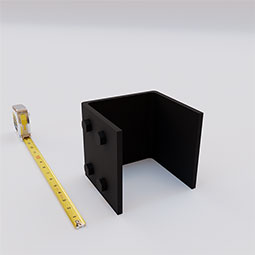 Ekena Millwork - BMSTRP06X06S - 6"W x 6"H Smooth Beam Strap, for use with Heritage Timber 5 1/2"W x 5 1/2"H Beam