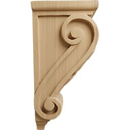  - CORWBW - AmeriCraft Basket Weave Wood Corbel