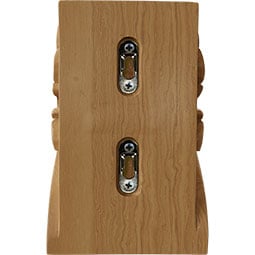  - CORWBA - AmeriCraft Acanthus Leaf Block Wood Corbel