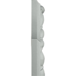 Ekena Millwork - PML04X04BU - 4"W x 4"H x 5/8"P Bulwark Rope Panel Moulding Corner (matches moulding MLD01X00BU)