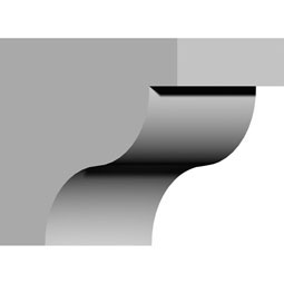 Ekena Millwork - COR04X06X07TR - Endurathane Traditional Corbel, 4 1/2"W x 5 7/8"D x 7 1/4"H, Factory Primed