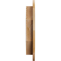 Ekena Millwork - GVWRO - Rustic Wood Round Wood Gable Vent