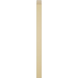 Ekena Millwork - GVSAR02 - Signature Urethane Arch Top Surface Mount Gable Vent Brickmould Frame, Primed Tan