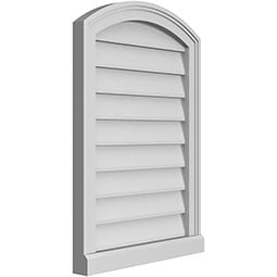 Ekena Millwork - GVSAR - Signature Urethane Arch Top Surface Mount Gable Vent