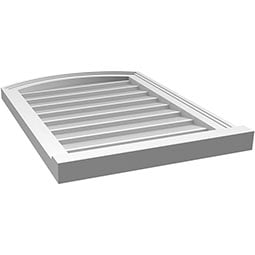 Ekena Millwork - GVSAR - Signature Urethane Arch Top Surface Mount Gable Vent