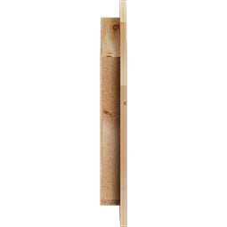 Ekena Millwork - GVWRT - Rustic Wood Round Top Wood Gable Vent