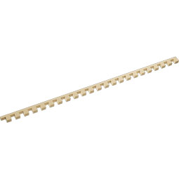 Ekena Millwork - DENSFAY00 - Signature Urethane Fayetteville Dentil Trim, Primed Tan