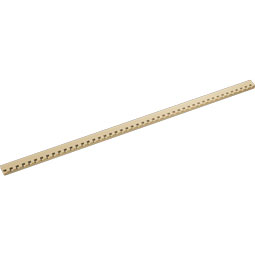 Ekena Millwork - DENSSAN01 - Signature Urethane Sanford Dentil Trim w/Backplate, Primed Tan