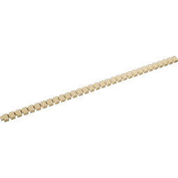 Ekena Millwork - DENSWIL02 - Signature Urethane Wilson Dentil Block Trim, Primed Tan