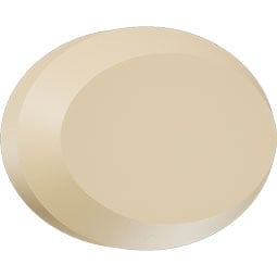Ekena Millwork - ROSSDAL01 - Signature Urethane Standard Dalton Rosette with Beveled Edge, Primed Tan