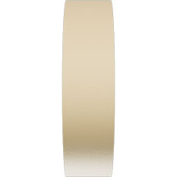 Ekena Millwork - ROSSDAL02 - Signature Urethane Standard Dalton Bullseye Rosette with Square Edge, Primed Tan