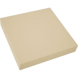 Ekena Millwork - ROSSSDG00 - Standard Sedgwick Signature Urethane Rosette with Square Edge, Primed Tan