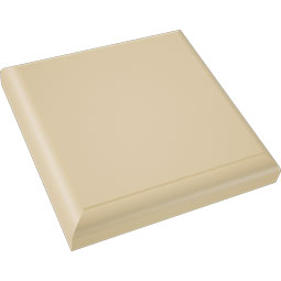 Ekena Millwork - ROSSSDG05 - Signature Urethane Standard Sedgwick Rosette With Rounded Edge, Primed Tan