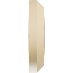 Ekena Millwork - ROSSDAL07 - Signature Urethane Standard Dalton Star Rosette With Beveled Edge, Primed Tan