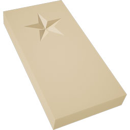 Ekena Millwork - PBSFOS06 - Signature Urethane Standard Foster Star Plinth Block With Square Edge