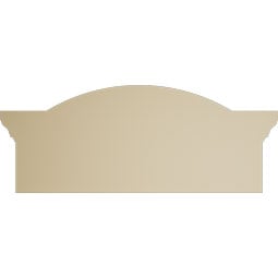 Ekena Millwork - PEDSEYE00 - Eyebrow Signature Urethane Pediment, Primed Tan