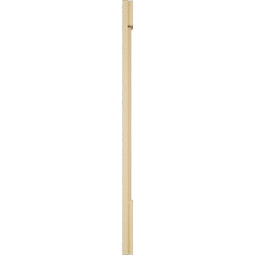 Ekena Millwork - PILSDRP-2 - Signature Urethane Two Equal Raised Panel Pilaster Capital & Base, High Density Milled Urethane, Factory Primed Tan, Sold As Pair