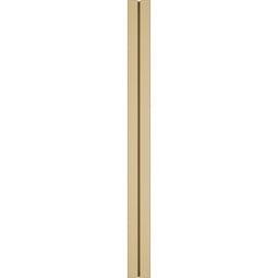Ekena Millwork - PILSDRP-2 - Signature Urethane Two Equal Raised Panel Pilaster Capital & Base, High Density Milled Urethane, Factory Primed Tan, Sold As Pair