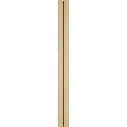 Ekena Millwork - PILSFL-2 - Signature Urethane Fluted Pilaster Capital & Base, High Density Milled Urethane, Factory Primed Tan, Sold As Pair