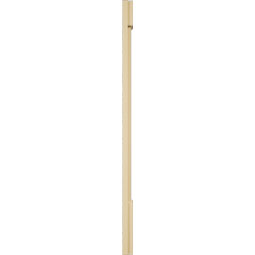 Ekena Millwork - PILSFP-2 - Signature Urethane Flat Panel Pilaster Capital & Base, High Density Milled Urethane, Factory Primed Tan, Sold As Pair