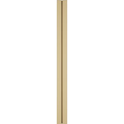 Ekena Millwork - PILSFP-2 - Signature Urethane Flat Panel Pilaster Capital & Base, High Density Milled Urethane, Factory Primed Tan, Sold As Pair