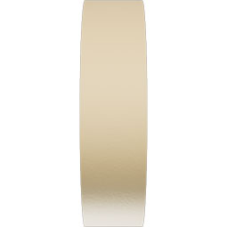 Ekena Millwork - ROSSDAL00 - Standard Dalton Signature Urethane Rosette with Square Edge, Primed Tan