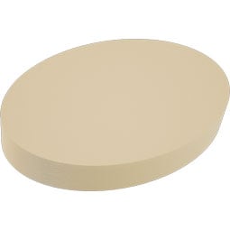 Ekena Millwork - ROSSDAL00 - Standard Dalton Signature Urethane Rosette with Square Edge, Primed Tan