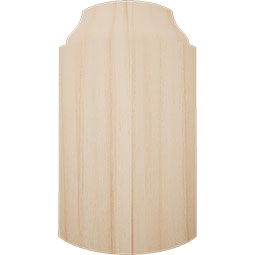 Ekena Millwork - MOCWM623 - 3 1/4"H x 1 5/16"P WM623 Americraft Solid Hardwood Stain Grade Ogee Bullnose Outside Baseboard Corner Moulding