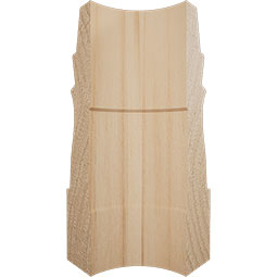 Ekena Millwork - MOCWM631 - 3 1/4"H x 1 5/16"P WM631 Americraft Solid Hardwood Stain Grade Colonial Bullnose Outside Baseboard Corner Moulding