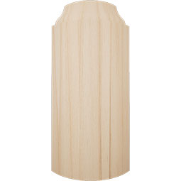 Ekena Millwork - MOCWM620 - 4 1/4"H x 1 5/16"P WM620 Americraft Solid Hardwood Stain Grade Ogee Bullnose Outside Baseboard Corner Moulding