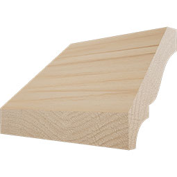 Ekena Millwork - MICWM52 - 1 5/8"P x 2 1/4"H WM52 Americraft Solid Hardwood Stain Grade TrimPro Crown Moulding Inside Corner