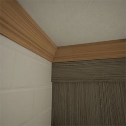Ekena Millwork - MICWM52 - 1 5/8"P x 2 1/4"H WM52 Americraft Solid Hardwood Stain Grade TrimPro Crown Moulding Inside Corner