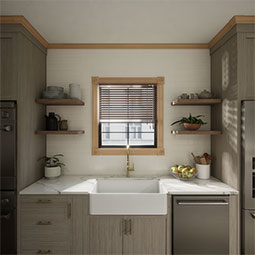 Ekena Millwork - MOCWM52 - 1 5/8"P x 2 1/4"H WM52 Americraft Solid Hardwood Stain Grade TrimPro Crown Moulding Outside Corner