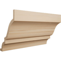 Ekena Millwork - MCQWM52 - 1 13/16"P x 6"L x 2 3/8"H WM52 Americraft Solid Hardwood Stain Grade MiterLink Crown Moulding Quick Coupler