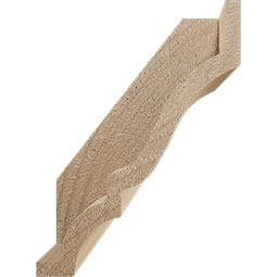 Ekena Millwork - MCQWM52 - 1 13/16"P x 6"L x 2 3/8"H WM52 Americraft Solid Hardwood Stain Grade MiterLink Crown Moulding Quick Coupler