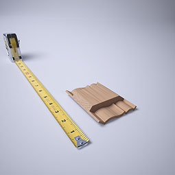 Ekena Millwork - MCQWM52 - 1 13/16"P x 6"L x 2 3/8"H WM52 Americraft Solid Hardwood Stain Grade MiterLink Crown Moulding Quick Coupler