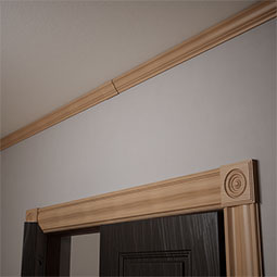 Ekena Millwork - MCQWM52 - 1 13/16"P x 6"L x 2 3/8"H WM52 Americraft Solid Hardwood Stain Grade MiterLink Crown Moulding Quick Coupler