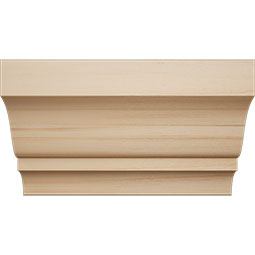 Ekena Millwork - MCQWM52 - 1 13/16"P x 6"L x 2 3/8"H WM52 Americraft Solid Hardwood Stain Grade MiterLink Crown Moulding Quick Coupler