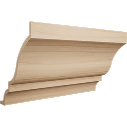 Ekena Millwork - MCQWM48 - 2 13/16"P x 6"L x 3 1/2"H WM48 Americraft Solid Hardwood Stain Grade Crown Moulding Quick Coupler