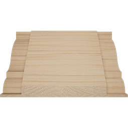 Ekena Millwork - MCQWM48 - 2 13/16"P x 6"L x 3 1/2"H WM48 Americraft Solid Hardwood Stain Grade Crown Moulding Quick Coupler