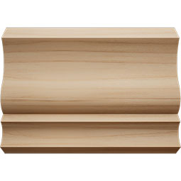 Ekena Millwork - MCQWM48 - 2 13/16"P x 6"L x 3 1/2"H WM48 Americraft Solid Hardwood Stain Grade Crown Moulding Quick Coupler