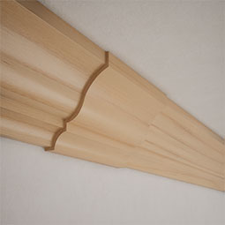 Ekena Millwork - MCQWM48 - 2 13/16"P x 6"L x 3 1/2"H WM48 Americraft Solid Hardwood Stain Grade Crown Moulding Quick Coupler