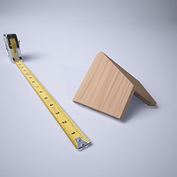 Ekena Millwork - MICWM49 - 2 1/16"P x 3"H WM49 Americraft Solid Hardwood Stain Grade Crown Moulding Inside Corner