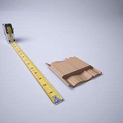 Ekena Millwork - MCQWM49 - 2 1/4"P x 6"L x 3 1/8"H WM49 Americraft Solid Hardwood Stain Grade Crown Moulding Quick Coupler