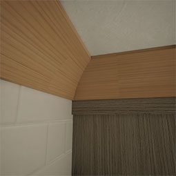 Ekena Millwork - MICWM291 - 3 1/2"P x 4"H WM291 Americraft Solid Hardwood Stain Grade Crown Moulding Inside Corner