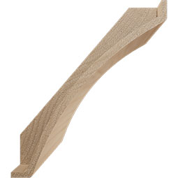 Ekena Millwork - MCQWM291 - 3 11/16"P x 6"L x 4 3/16"H WM291 Americraft Solid Hardwood Stain Grade Crown Moulding Quick Coupler