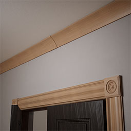 Ekena Millwork - MCQWM291 - 3 11/16"P x 6"L x 4 3/16"H WM291 Americraft Solid Hardwood Stain Grade Crown Moulding Quick Coupler